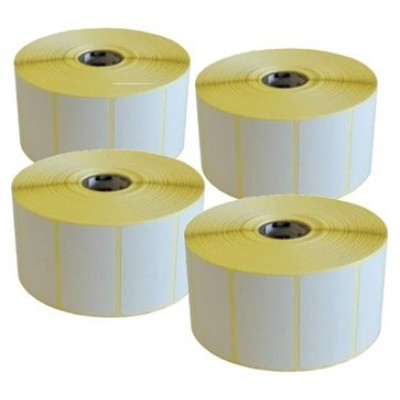 Zebra Rollo Etiquetas 2000T 127mm 70X32mm 4 Cajas